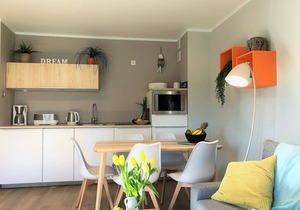 Modern vacation apartment "Momentum" with garden, directly on the Baltic Sea near Rewal