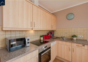 Modern vacation apartment in Zirchow with terrace & great garden view
