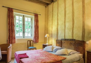 Modernised detached half-timbered house on the estate of a 16th century castle