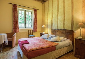 Modernised detached half-timbered house on the estate of a 16th century castle