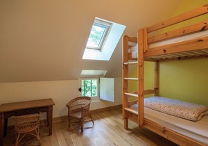 Modernised detached half-timbered house on the estate of a 16th century castle