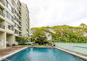 Monthly Rate Penthouse Condo at Oceanfront Hilo Beach