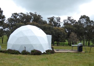 Moon - Self Catering Dome accommodation with private deck, BBQ and lawn