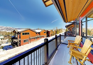 Mountain-View Wildernest Townhome | Fireplace, Pool, Game Room & Hot Tub