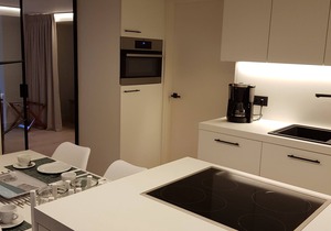 New apartment with garden, terrace, free parking in Duinbergen by the sea