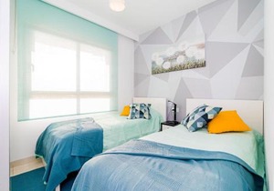 New comfortable apartment with 2 bedrooms near the beach