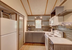 New Kitchen- Riverfront Cabin - Hunt, TX