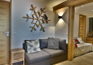 Nice apartment. 3 Méribel Mottaret bedrooms. Ski-in ski-out