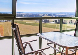 Nice apartment for 3 people with WIFI, pool, TV, balcony, pets allowed and parking