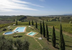 Nice apartment for 4 guests with pool, WIFI, TV, patio, panoramic view and parking