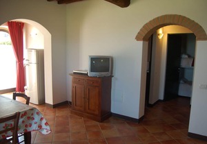 Nice apartment with pool, WIFI, TV, patio, pets allowed and parking, close to San Gimignano