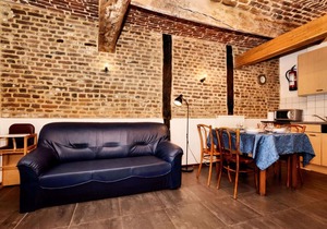 Nice apartments in a monumental square farm