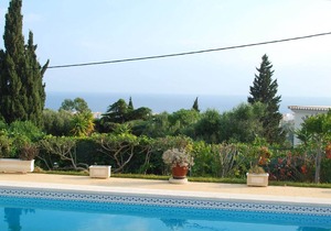 Nice holiday in the Algarve with private pool and sea view in Albufeira