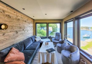 Nice Home In Fitjar With House Sea View