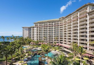 Ocean front, high floor 2 BR unit at Hyatt Residence Club Ka'anapali Beach