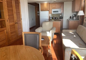 Ocean view 1King Bedroom/2BA, kitchen, private balcony, sofa bed, beachfront