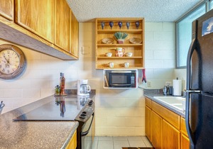 Ocean view condo w/ private lanai, shared pool, & full kitchen!