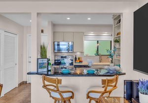 Oceanfront 1bd ground level condo plantation style