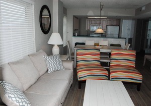 Oceanfront Corner Unit with sweeping views of beach and ocean!