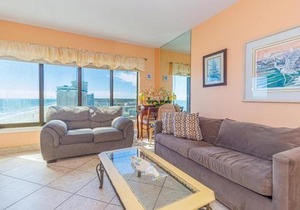 Oceanview 1 Bedroom Condo - Spacious with Awesome Views! Palace Resort 1009 - Sleeps 4 guests