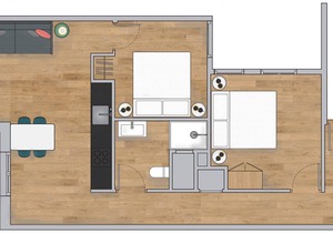 Olala Archangel Flat 5.3 I Balcony I