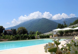 Oleandro 1 apartment in Mergozzo with pool