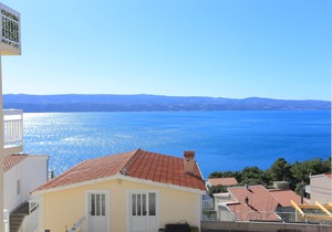One bedroom apartment with terrace and sea view Stanići, Omiš (A-2818-e)