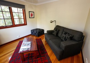 One Bedroom Chalet perfect for a couples getaway with a separate Bedroom and lounge area.