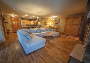 Open-Concept living Area, River Run Village