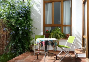 Original and comfortable ground floor appartment with Patio