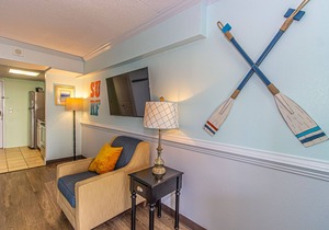 Oversized Ocean View Queen Suite - Caravelle Resort 410 - Sleeps 4 Guests!