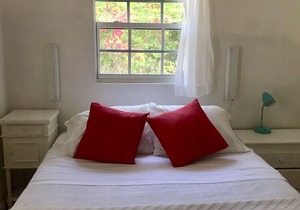 Paradise on miles of white sandy beach and turquoise sea, private and secure.