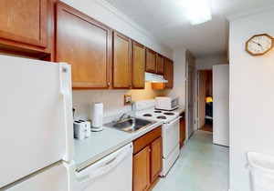 Partial Ocean View Condo in Oceanfront Building with Balcony, WiFi & Laundry
