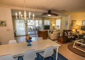 Peaceful, spacious canal-front home w. private screened-in pool