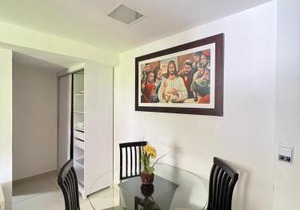 Prédio Solar do Atlântico, apt 204 - Apartamento lateral em Tambaú