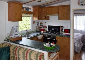Practical mobile home in the southwest of France, near the Spanish border.