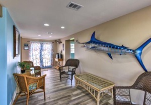 Private Dock, Views Waterfront Rockport Home!
