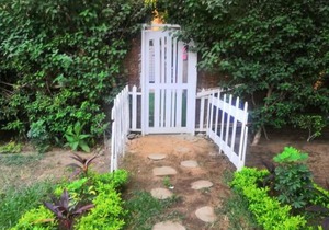 private entrance studio with private garden