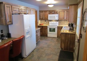 Private Lakefront home on Peninsula of Pristine Big Bass Lake