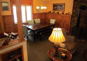 Private Lakefront home on Peninsula of Pristine Big Bass Lake
