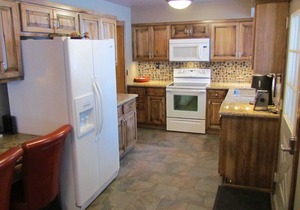Private Lakefront home on Peninsula of Pristine Big Bass Lake