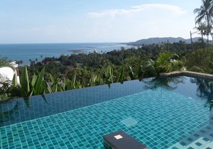 Private pool 1 bedroom Sea view apartment