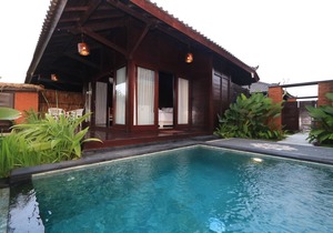 Private Pool Villa overlooking to Rice Field