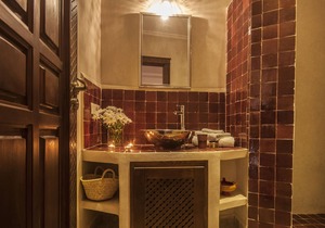 Private room (Ithnayn) in a traditional Riad