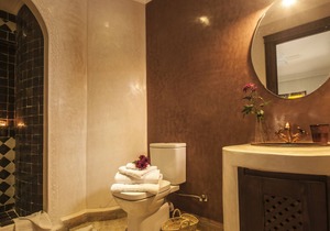 Private room (khamiis) in a traditional Riad