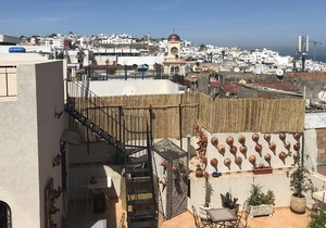 Private room (khamiis) in a traditional Riad
