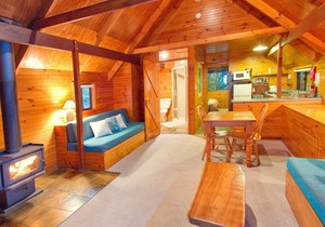 Private timber Cottage in the rainforest