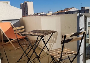 Quiet duplex apartment, near the port of Sète, 2 bedrooms for 4 pers.