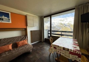 Résidence Chaviere - Studio avec petit balcon et baignoire au pied des pistes MAE-4264