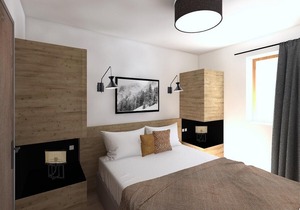 Résidence Rochebrune Les Cîmes**** - Labellemontagne - 3 pièces Duplex Cabine 8 personnes